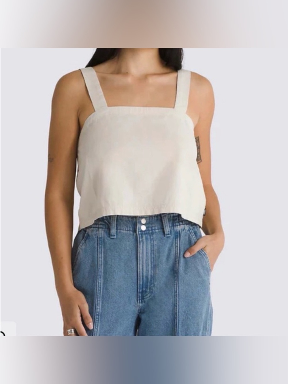 Vans Lowell Tank Top in Oatmeal
